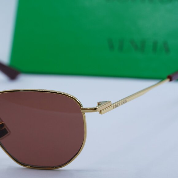 Final Price! Bottega Veneta BV1301S 003 Gold Brown Sunglasses main image 9